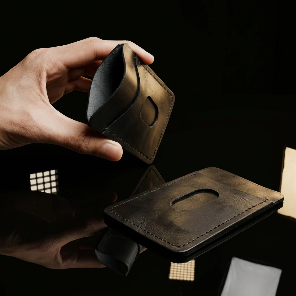 Minimalist Italian Leather Wallet - Image 2